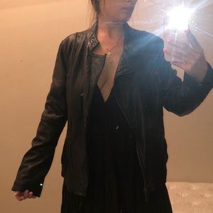 Leather Micheal Kors jacket